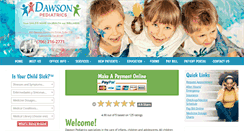 Desktop Screenshot of dawsonpediatrics.com